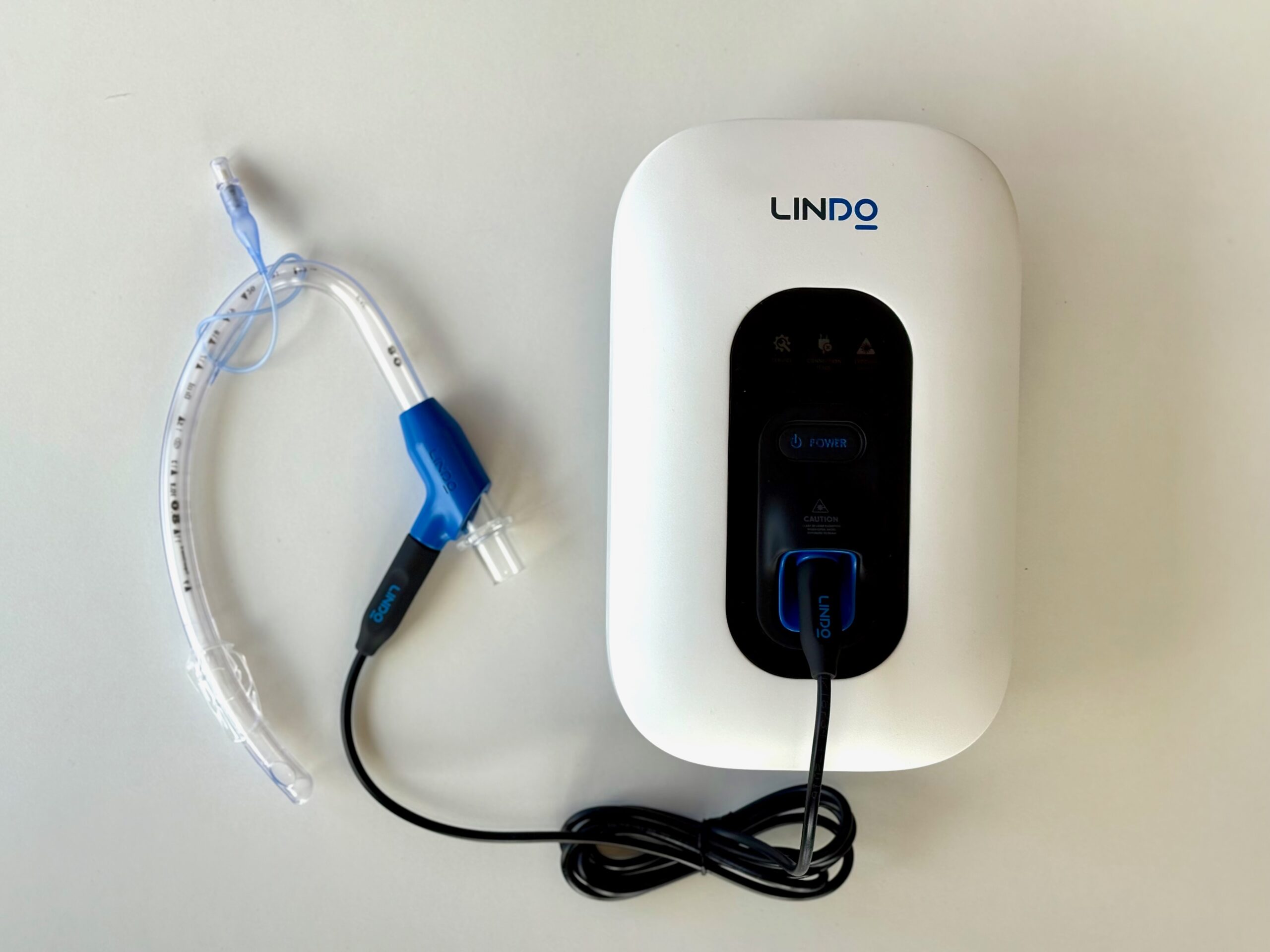 Woman in hospital bed