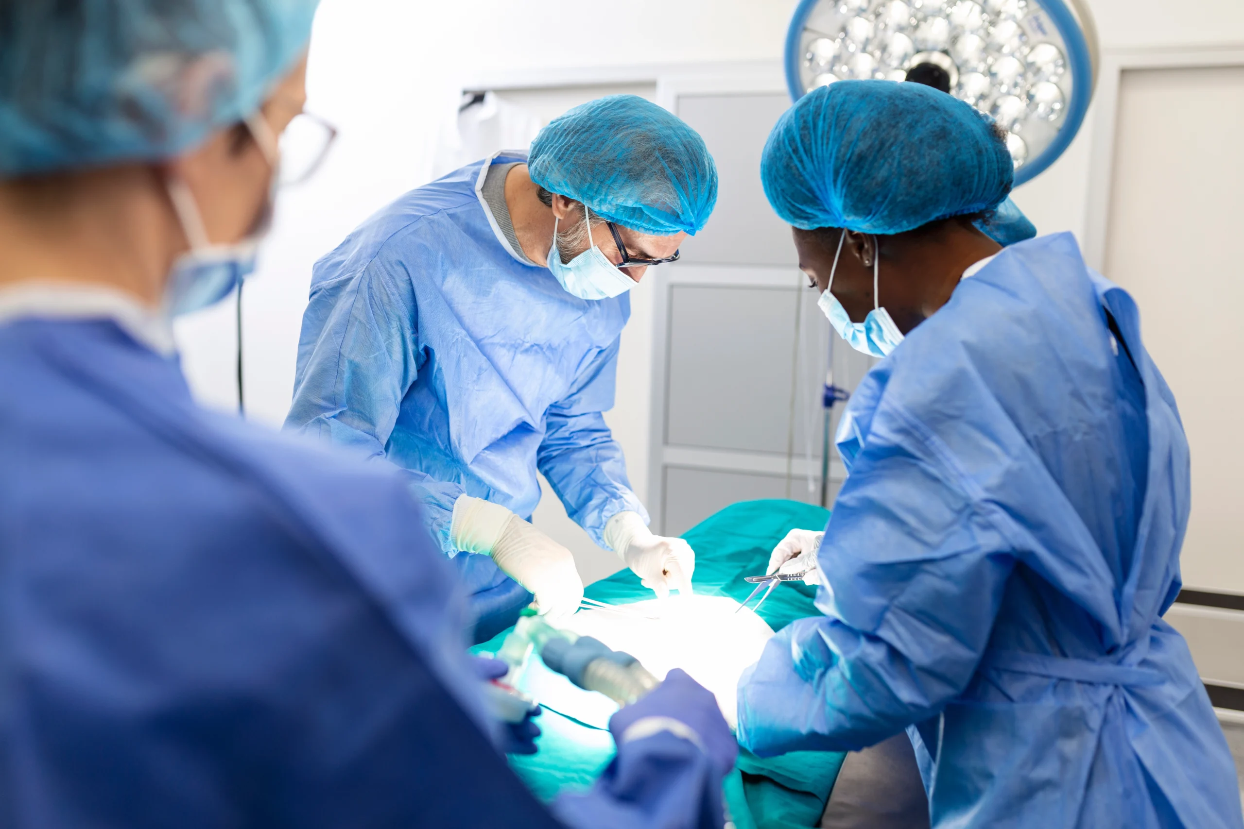 Team of surgeons