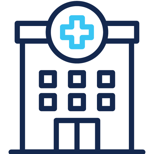 Icon with 3 people and a cross