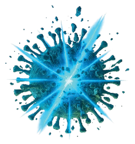 Image of a multi-light on a molecule